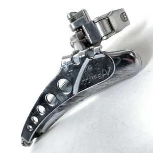 Vintage Fuji/Suntour Compe-V Drilled Double Front Derailleur for 6 Speed Ø28.6 - Picture 1 of 7