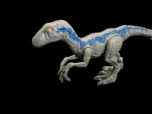 Jurassic World Attack Velociraptor Blue Action Figure 2017 - Picture 1 of 7