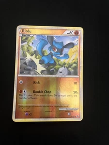 Riolu 60/95 EXC Pokemon Cards Unleashed Reverse Holo Rare - Picture 1 of 2