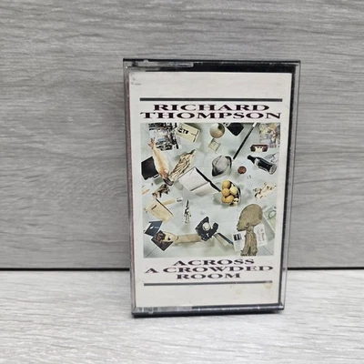 Richard Thompson - Across A Crowded Room Cassette Tape Polydor 1985 Paper Labels Foto 1 de 4