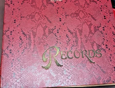 78 RPM Vintage 10" Record Storage Album Book Holder Folder 10 Sleeves - Image 1 of 2