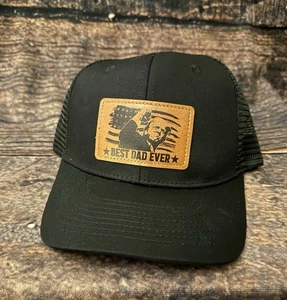 Best Dad Ever TRUMP Snap Back Cap Hat -New - Picture 1 of 4