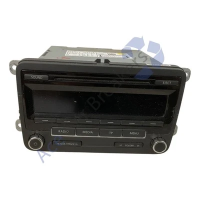 CD player VW Golf conversível Mk6 11-15 rádio estéreo sem código 1K0035186AN - Imagem 1 de 4