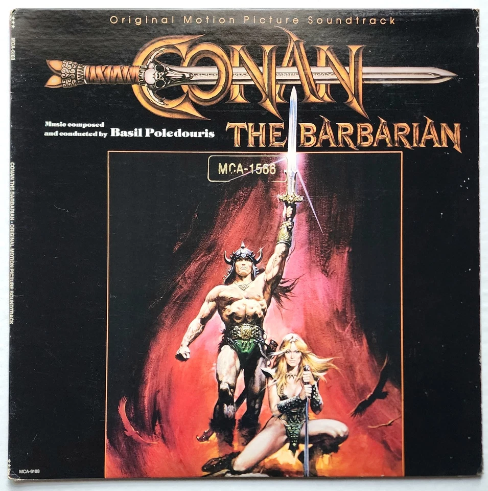 CONAN THE BARBARIAN (ORIGINAL MOTION PICTURE SOUNDTRACK) LP 1983 MCA-1566 - Image 1 of 4