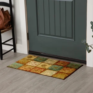 Free Flow Artifact Panel Patchwork Accent Area Rug, 1'8"X2'10", Multi - Picture 1 of 12