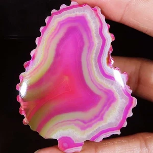Onyx Druzy Agate Slice Cabochon Beautiful Gemstone 157.10 Cts 52x64x6 mm LP703 - Picture 1 of 6