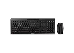 Cherry JD-8500EU-2 STREAM DESKTOP Wireless Keyboard and Mouse Full Size,Black - Picture 1 of 3