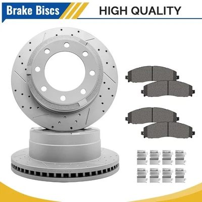 Pastillas de rotor de freno trasero para Ford F-250 Super Duty 2013 2014-2022/F-350 Super Duty Foto 1 de 4