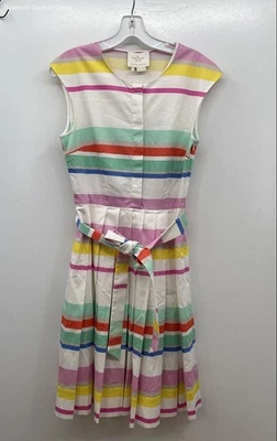 Vestido camisero a rayas para mujer Kate Spade - talla 4 Foto 1 de 4
