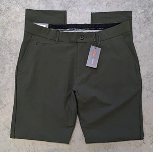 KJUS Herren 36x32 Olivgrün Tailored Fit Ike Golfhose Performance Chino Neu - Bild 1 von 6