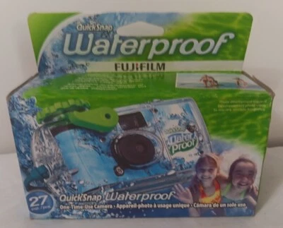 Cámara FujiFilm Quick Snap Impermeable Único Uso 27 Exposición 800 Película LEER Foto 1 de 4
