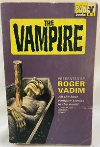 The Vampire Roger Vadim cuentos antología ficción 1965 PB libro vintage pan - Imagen 1 de 10