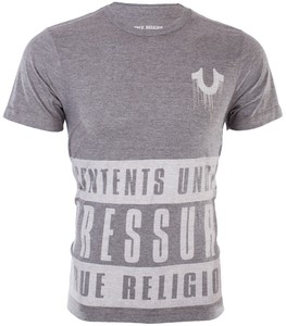 True Religion Gray T-Shirts for Men for 