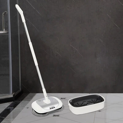 for Floor Cleaning Dual Spinning Scrubber Cordless Electric Mop Spin Mops New - Image 1 of 4