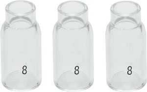 Boquilla de cuarzo transparente TIG 54N14 8# 1/2" 12,5 mm, 54NQ-14-8# para SR WP 17 18 26 3pk - Imagen 1 de 4