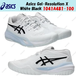 Asics Gel-Resolution X Blanco Negro 1041A481-100 Hombres Talla - Imagen 1 de 8