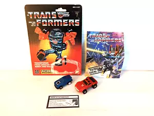 1984 Hasbro Takara Transformers WINDCHARGER with Orig Cardback + Minispy Porsche - Picture 1 of 19