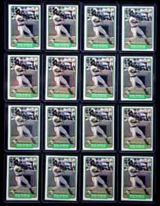 1982 Fleer #643 Rickey Henderson (16) Sixteen Set Breaks.