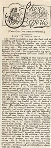 1894 The 12th Annual Taunton Horse Show Somerset  - Picture 1 of 1