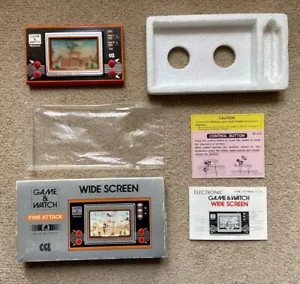 Nintendo CGL Game & Watch 'Fire Attack' 1982 - ALL Original Packaging! - Picture 1 of 8