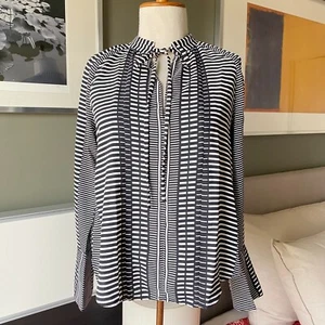 Ann Taylor Classy Long Sleeved Blouse with Bell Sleeves XSP - Picture 1 of 10
