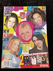 Rare Spice Girls ‘In Private Poster Magazine folds open to a huge A1 Poster 1997