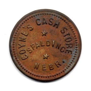 COYNE’S CASH STORE • GUT FÜR 5¢ IM HANDEL • SPALDING, NEBRASKA, NE. • TC-39647 - Bild 1 von 2