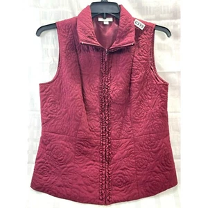dressbarn, Damenweste, ärmellos, Gr. M, Farbe rot - Bild 1 von 10