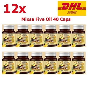 12x MIXSA FIVE OIL 5 MIXA Stimulate Metabolism Brain Bones Sleep Balance Nature - Picture 1 of 13