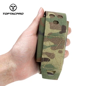TOPTACPRO Taktische Flashbang Tasche Werkzeugtasche Träger Modular MOLLE Jagd MC - Picture 1 of 17