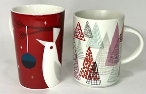 Starbucks Christmas Holiday Red Partridge Bird Coffee Mug Tea Cup 2012 ~ 12 oz. - Picture 1 of 10