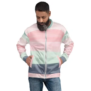 Unisex Bomber Watercolor Jacket - Picture 1 of 9
