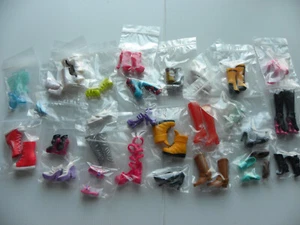 Lot Of Mixed Barbie, Ken, Monster Life Shoes Old And New 28 Pair - Bild 1 von 5