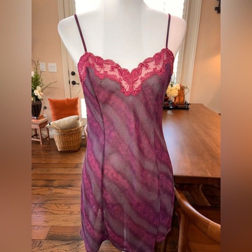 UNDERCOVER Abito slip Victoria's Secret Y2K stampa pelle di serpente taglia S vintage retrò anni 90