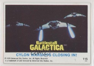 1978 Topps Battlestar Galactica Cylon Warships Closing In! #115 7sd
