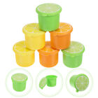 Silicon Cube Molds 6 Pcs Trays Bucket Round Maker for Drinks