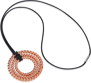 3 Ring Cubit Tensor Pendant, Sacred Cubit Tensor Ring Trio Pendant Sacred, Lost - Picture 1 of 12