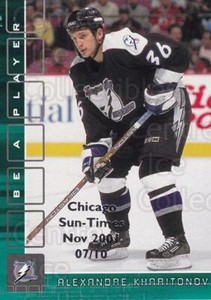 2001-02 BAP Memorabilia Chicago Sun Times Emerald #165 Alexander Kharitonov