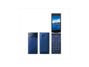 SHARP 501SH AQUOS KEITAI Navy ANDROID FLIP PHONE 3.4In UNLOCKED JAPAN NEW - Picture 1 of 12
