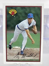 Greg Maddux 1989 Bowman Tiffany Baseball Card  #284