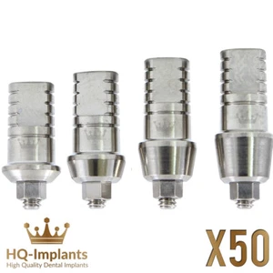 Prótesis recta Q50 ancha con hombro médica dental hexagonal - Imagen 1 de 6