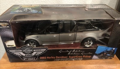 ERTL American Muscle 2003 Harley Davidson F-150 SuperCrew Pickup 1:18 Limited Ed - Image 1 of 4