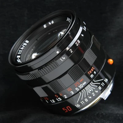Leica Summilux M 50mm F/1.4 Black Paint Limited edition #167 - Image 1 of 4