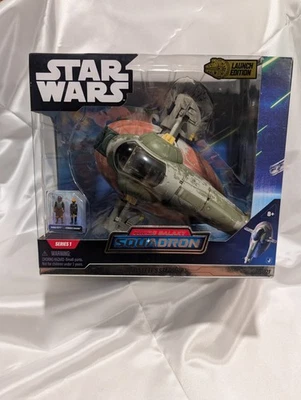 Star Wars - Micro Galaxy Squadron - Boba Fett's Starship (Slave 1) Launch Edition Foto 1 de 2