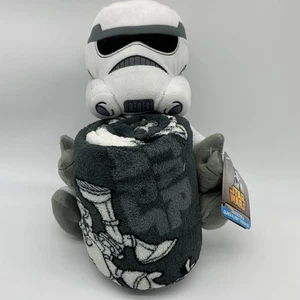 Disney Star Wars Darkside Trooper Stuffed Plush Toy And Throw Blanket Set - Picture 1 of 15