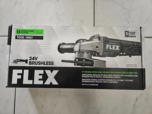 Brand NEW FLEX FX3171AZ 24V Brushless 5" Angle Grinder Paddle Switch Tool Only - Picture 1 of 3