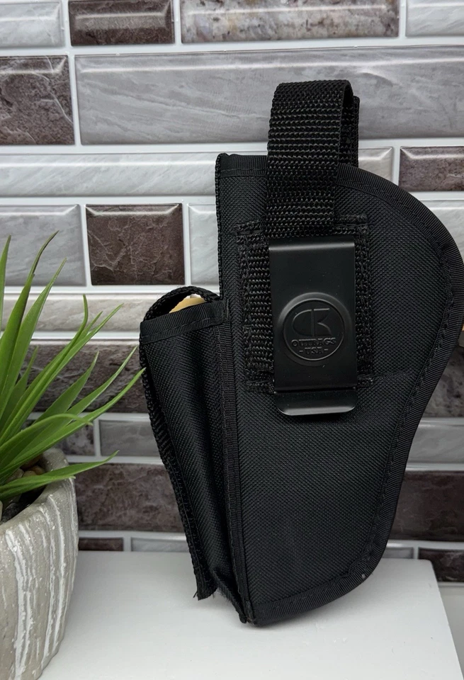 OUTBAGS EE. UU. Funda Combo Nylon Ambidiestro IWB y OWB con Bolsa Mag NEGRA USADA EN EXCELENTE ESTADO Foto 1 de 4