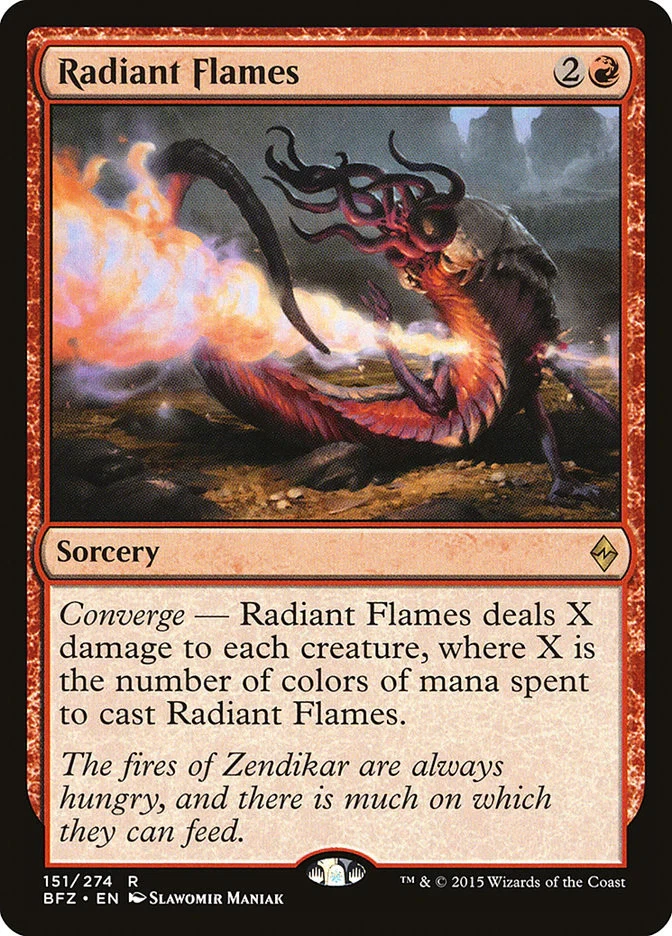 Radiant Flames [Battle for Zendikar] Near Mint - Image 1 of 1