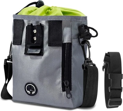 Bolsa de viaje para perros, bolsa de entrenamiento para golosinas, croquetas, juguetes y accesorios, gris, Mu Foto 1 de 4