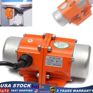 Motore Elettrico Vibrante Regolabile Brushless DC Motore Vibrazione 3000RPM AC110V - Foto 1 di 11